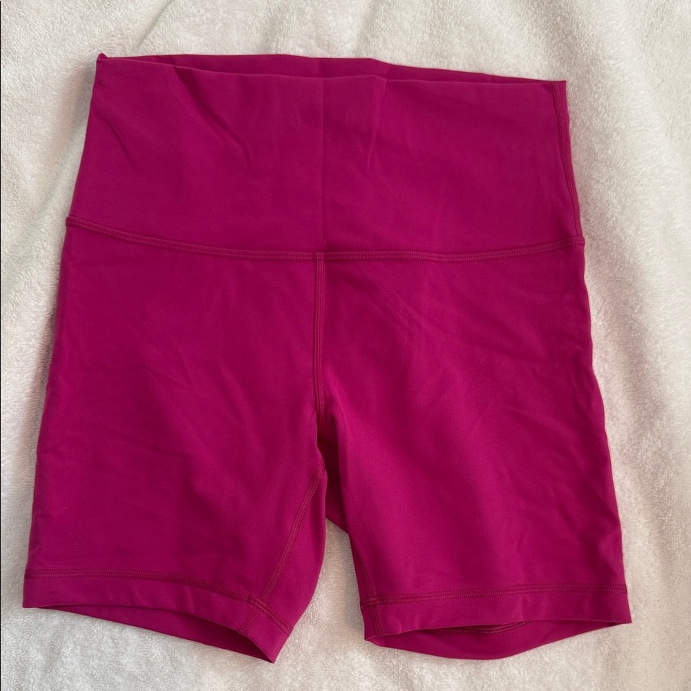 lululemon athletica Magenta Athletic Shorts